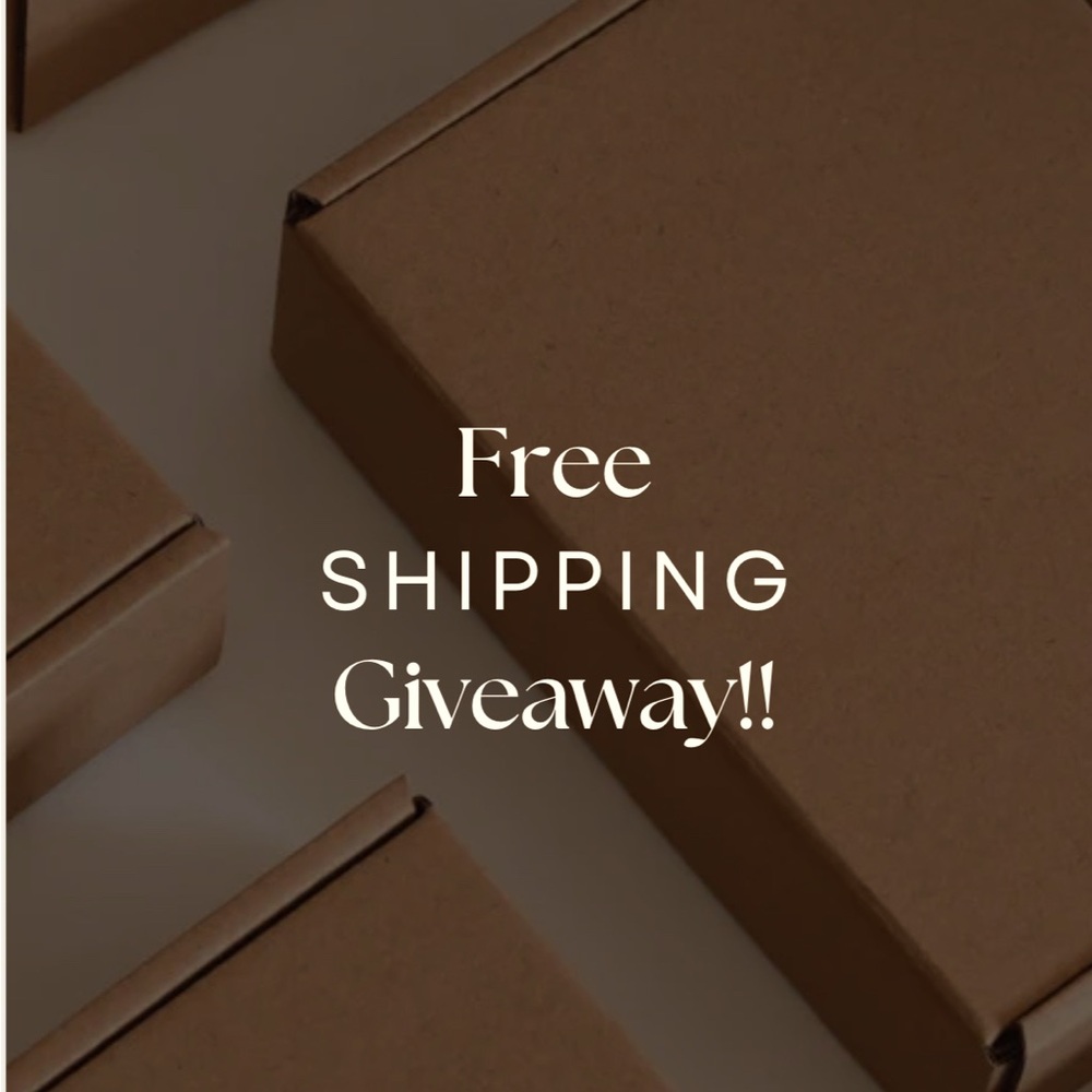 Free shipping giveaway!!